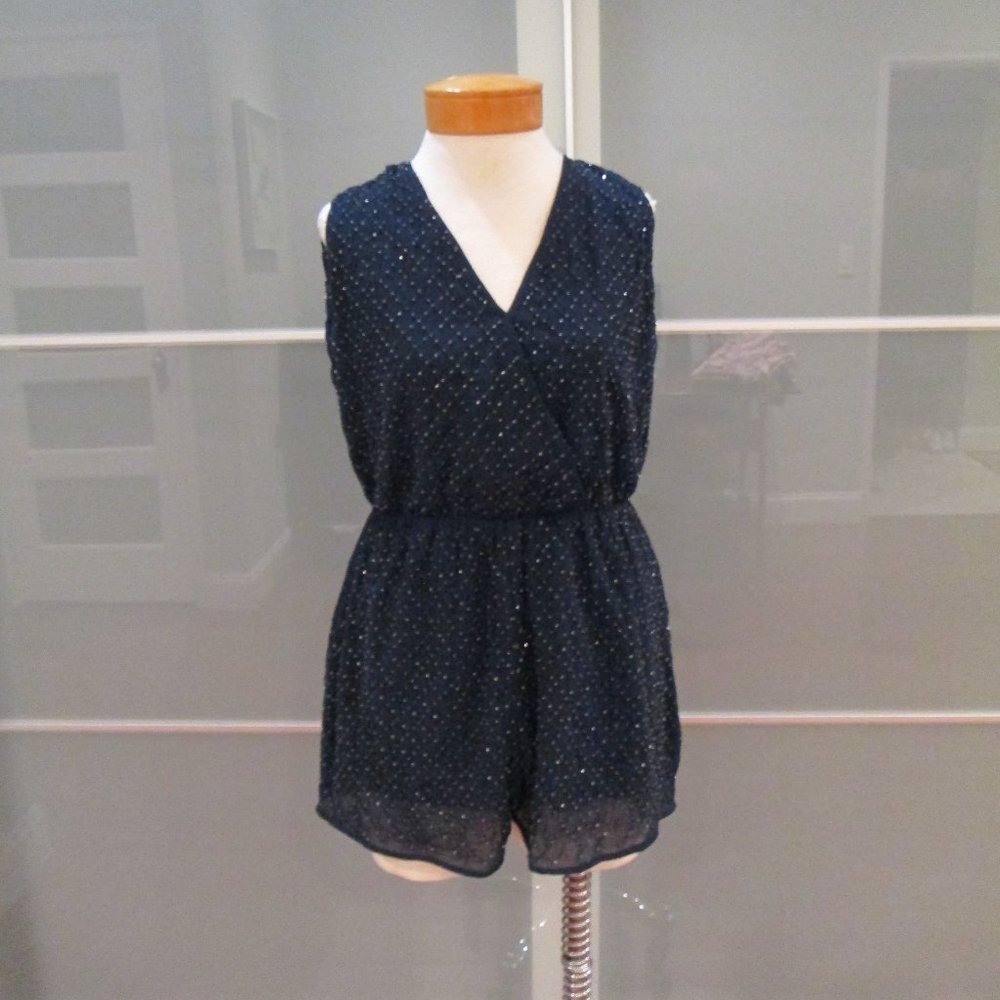 Mango Suit Beaded Shorts Romper